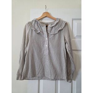 A.P.C Rue Madame Paris Longsleeve Blouse S